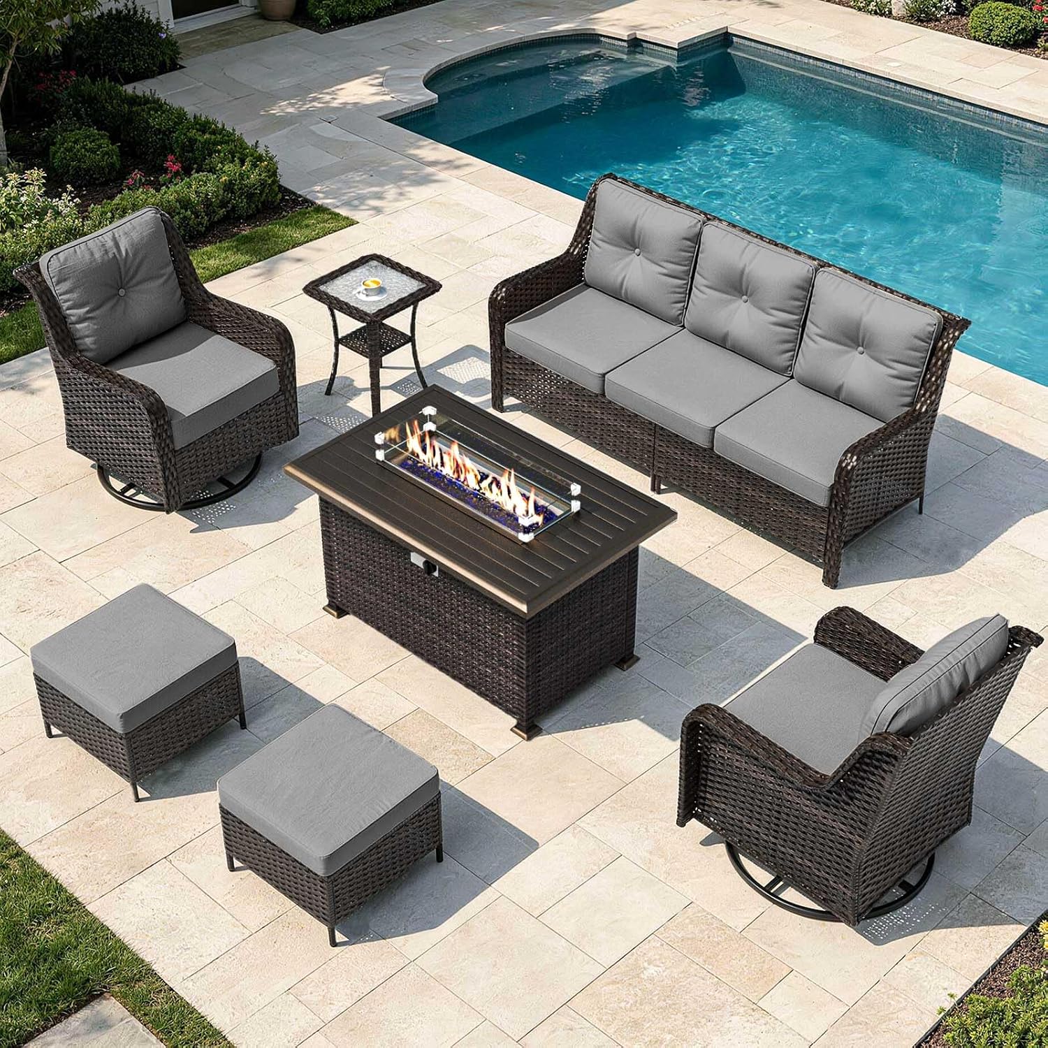 Outdoor Furniture Sale - 7-Piece Patio Furniture Set, Outdoor Thick