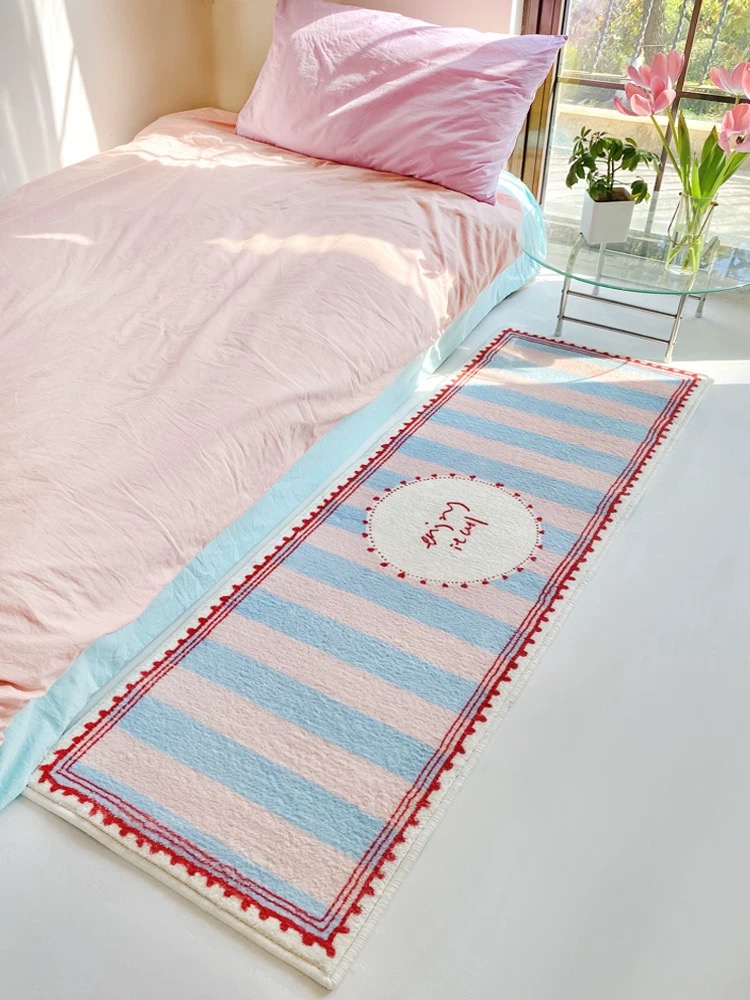 Outdoor Daybed Furniture - VIKAMA Ins Style Cashmere Long Strip