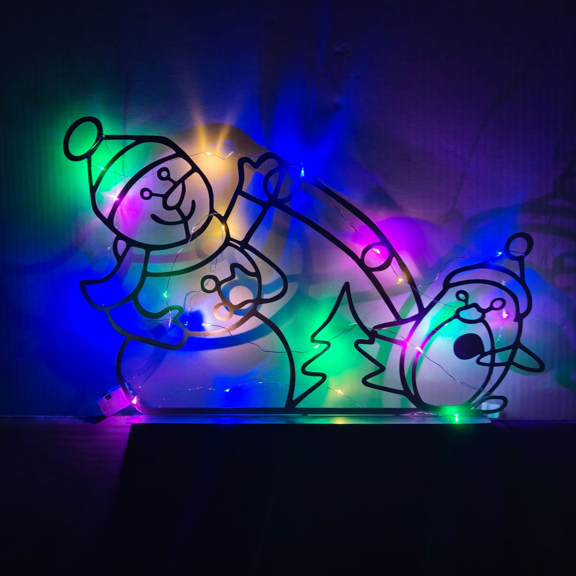 Animated Snowball Light LED Gl - Outdoor Furniture Decor review and price