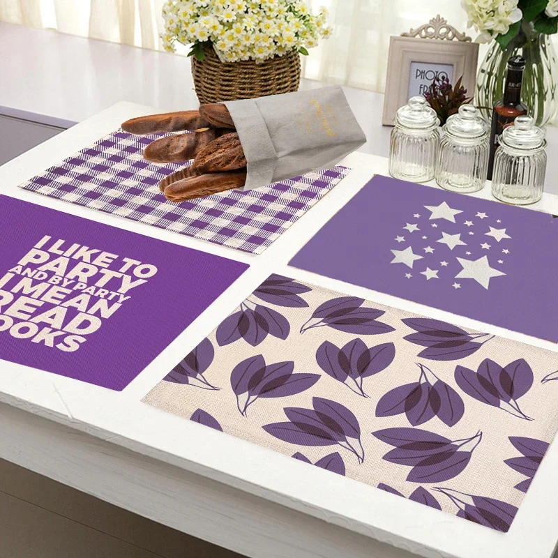 Purple Geometric Pattern Kitch - Outdoor Furniture Dining review and price