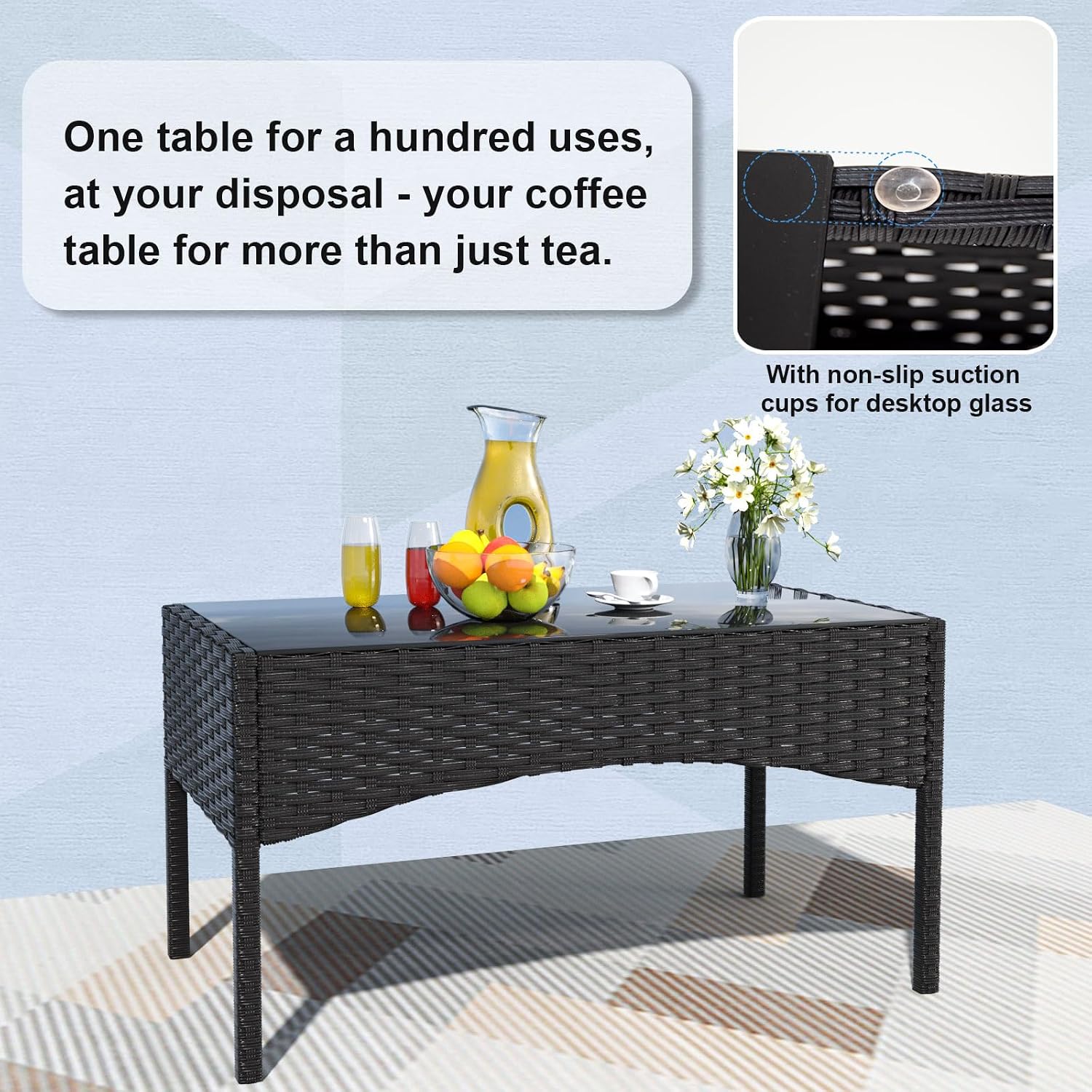 8 Pieces Patio Furniture Set,  - Outdoor Furniture Loveseat review and price