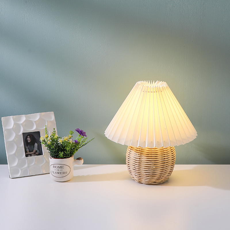 SCKDAY LED Pleated Table Lamp  - Outdoor Furniture Sale review and price