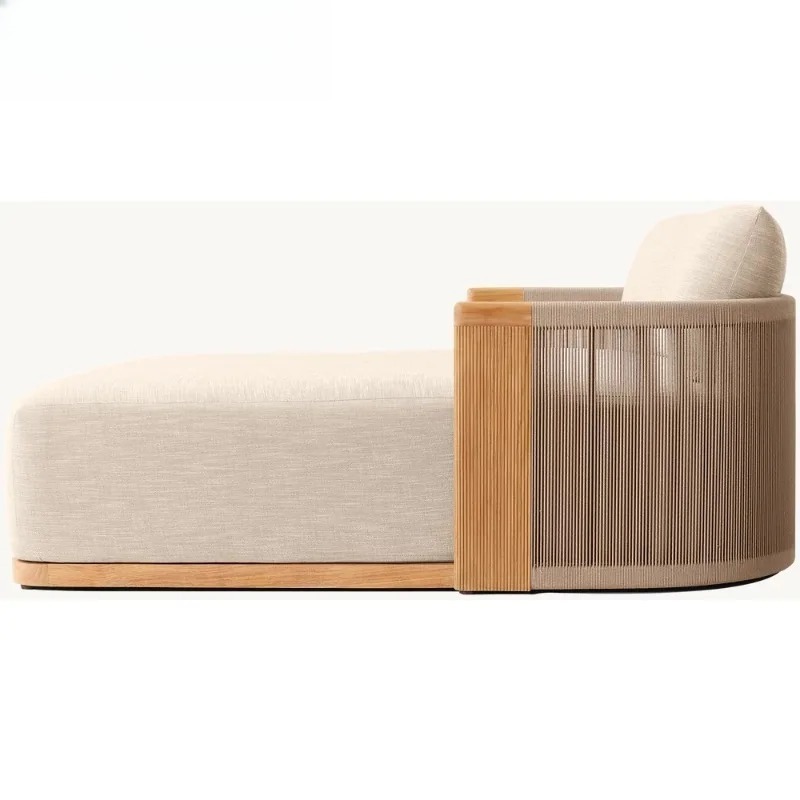 Patio Teak Chaise Lounge Daybe - Outdoor Daybed Furniture review and price