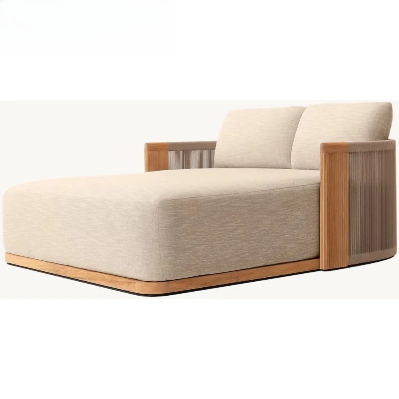Patio Teak Chaise Lounge Daybe - Outdoor Daybed Furniture review and price