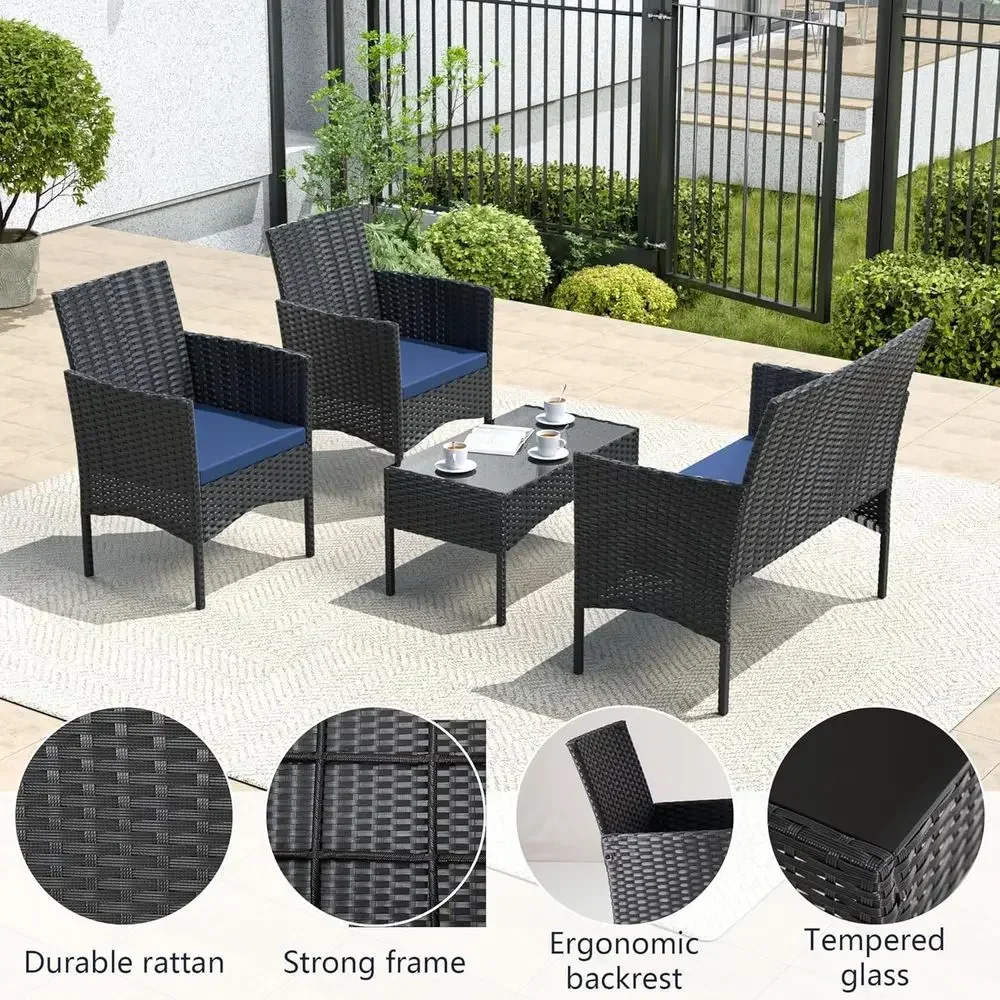 4-Piece Outdoor Patio Furnitur - Outdoor Furniture Loveseat review and price