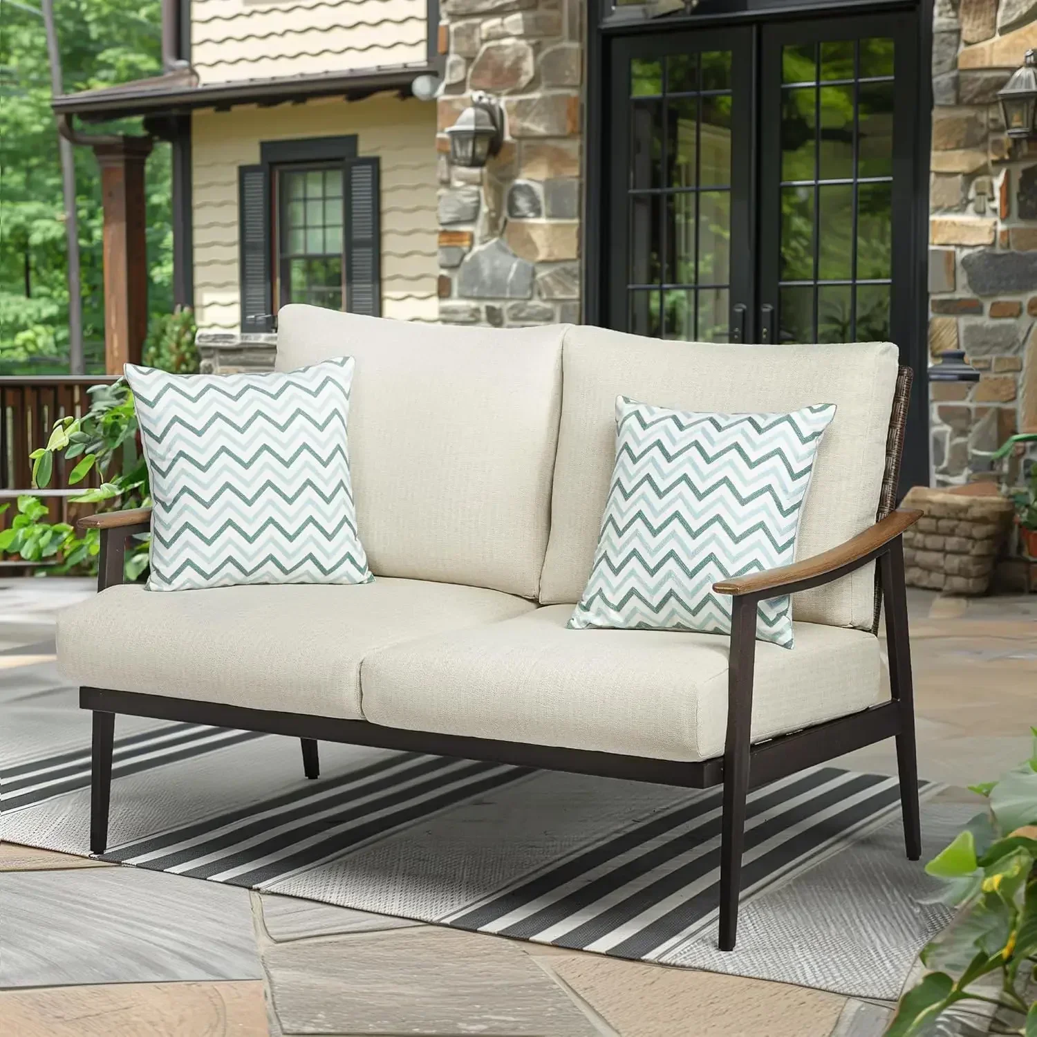 Outdoor Patio Loveseat, Patio  - Outdoor Furniture Loveseat review and price