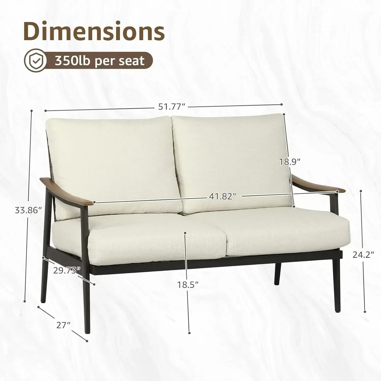 Outdoor Patio Loveseat, Patio  - Outdoor Furniture Loveseat review and price