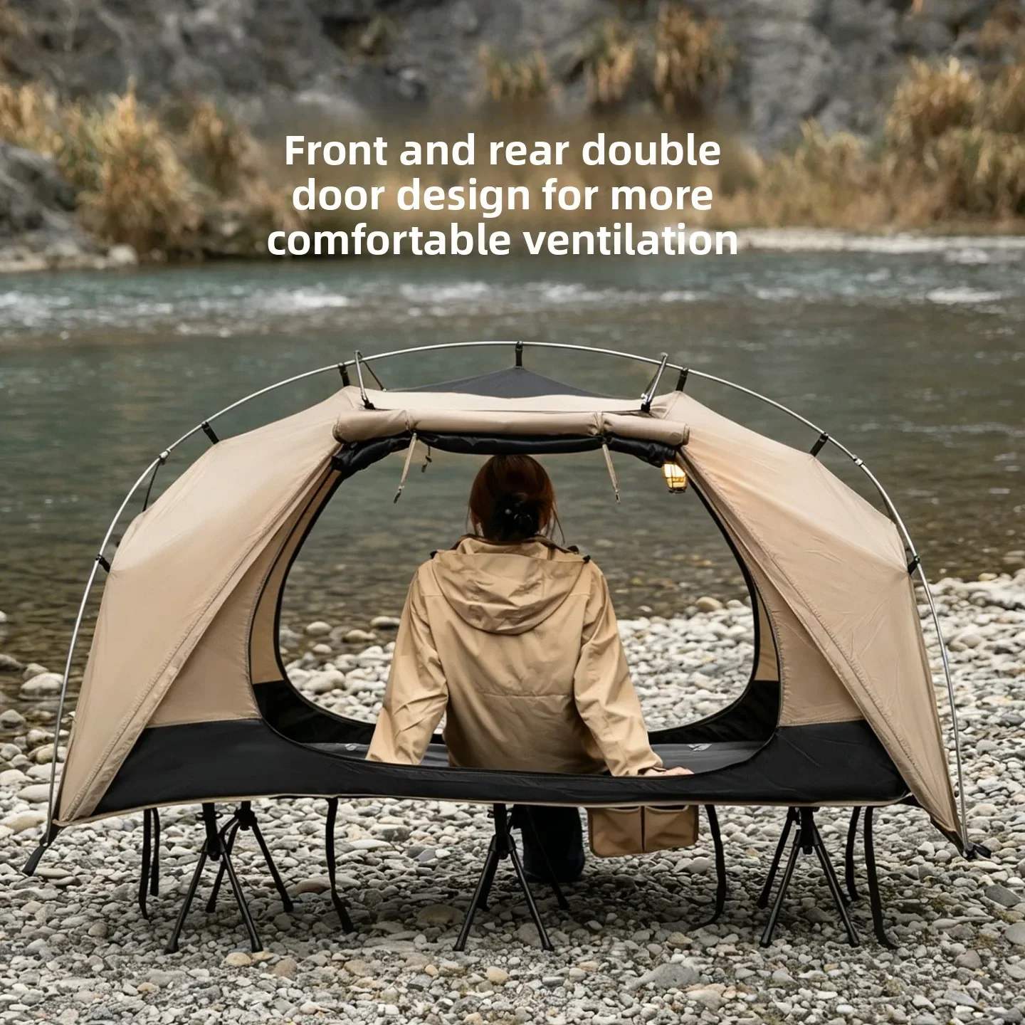 MOUNTAINHIKER Outdoor Camp Bed - Outdoor Daybed Furniture review and price