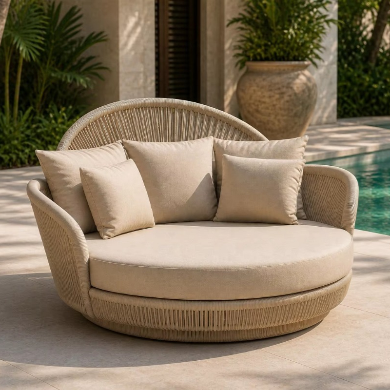 Outdoor Rattan Sofa Lounger wi - Outdoor Furniture Without Cushions review and price