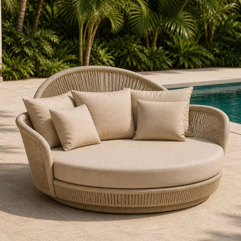 Outdoor Rattan Sofa Lounger wi - Outdoor Furniture Without Cushions review and price