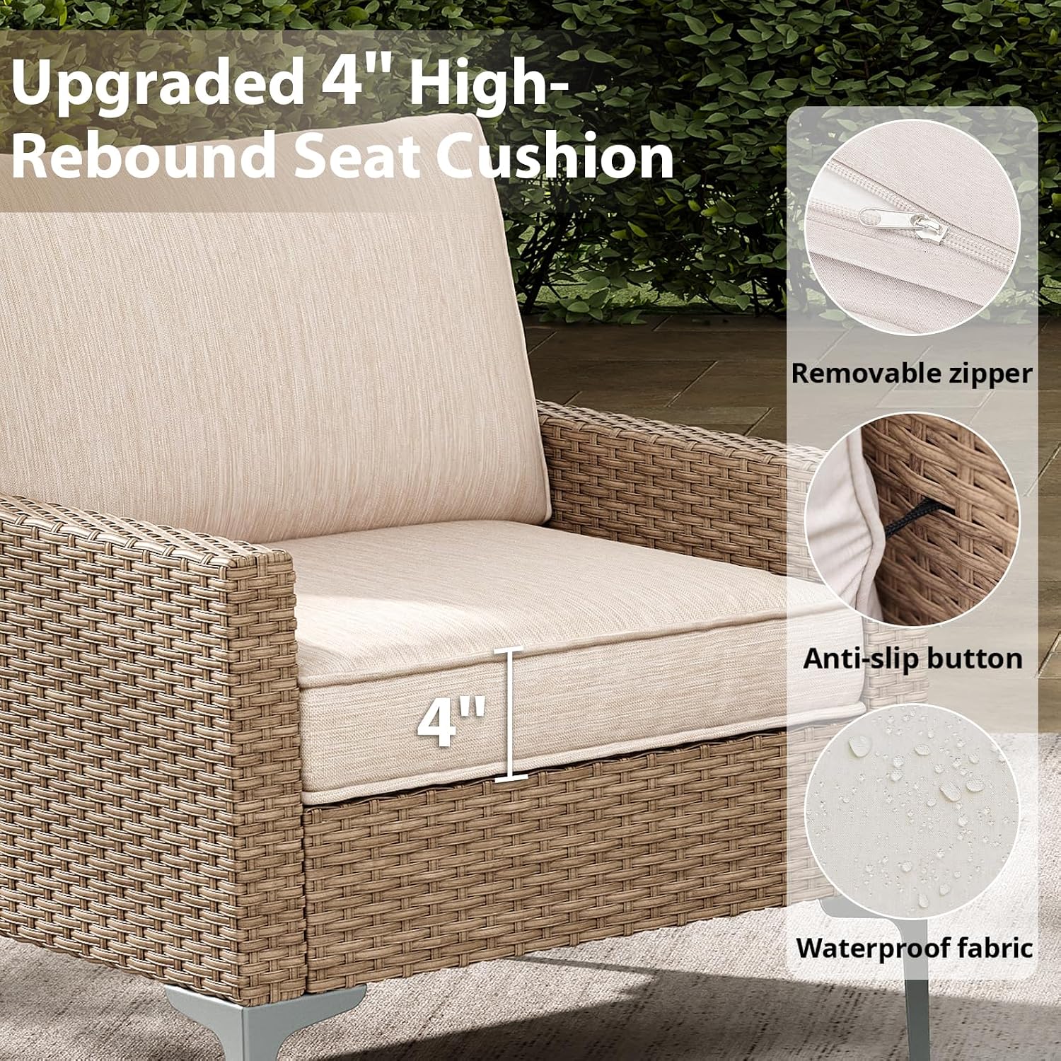 2-Piece Outdoor Sectional Sofa - Outdoor Furniture Loveseat review and price