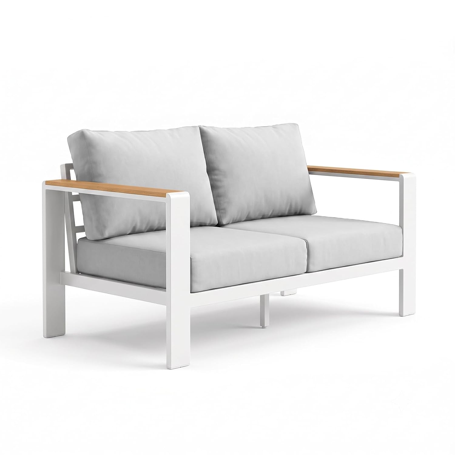 Aluminum Outdoor Loveseat, Rus - Outdoor Furniture Loveseat review and price