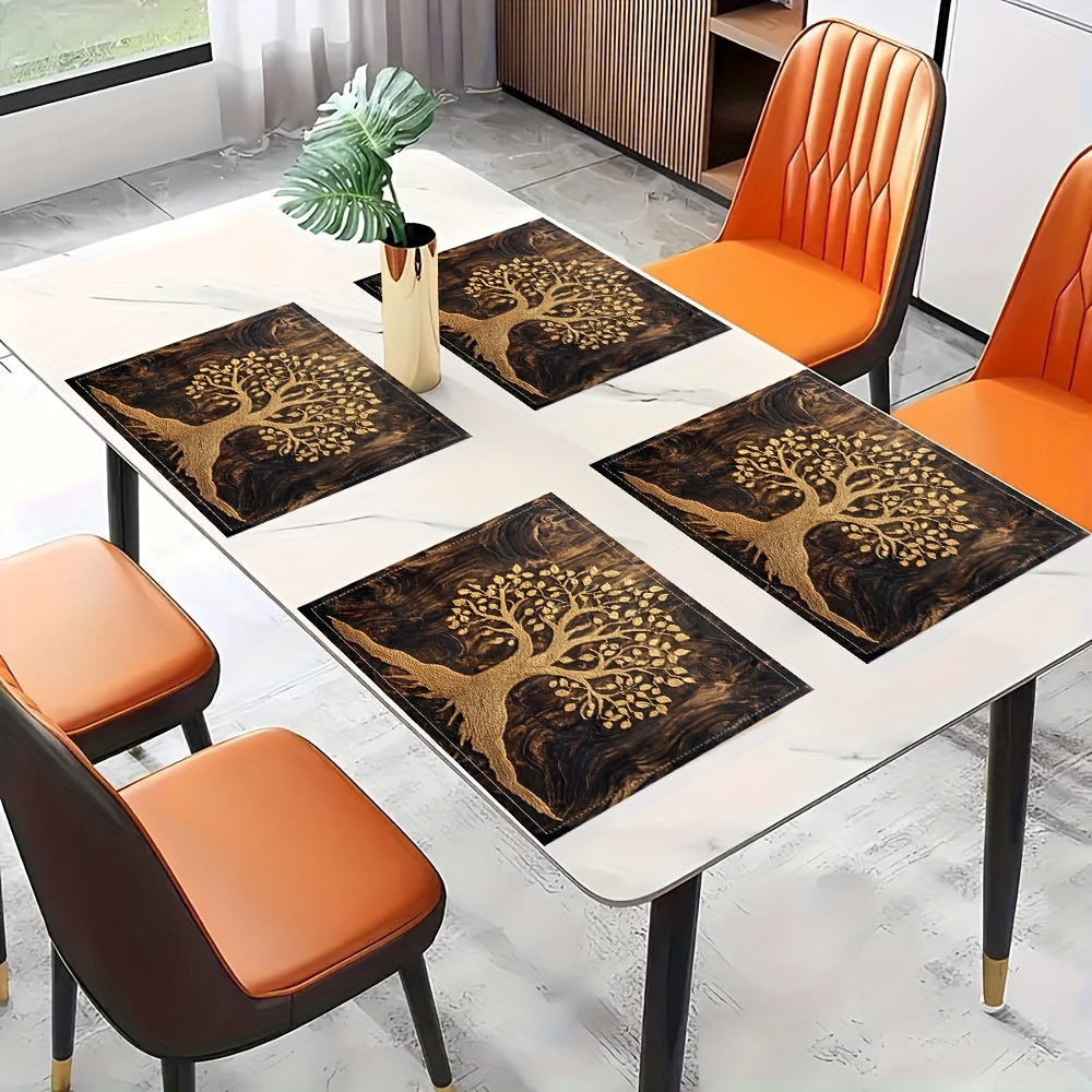 Vintage Dark Wood Grain Golden - Outdoor Furniture Dining review and price