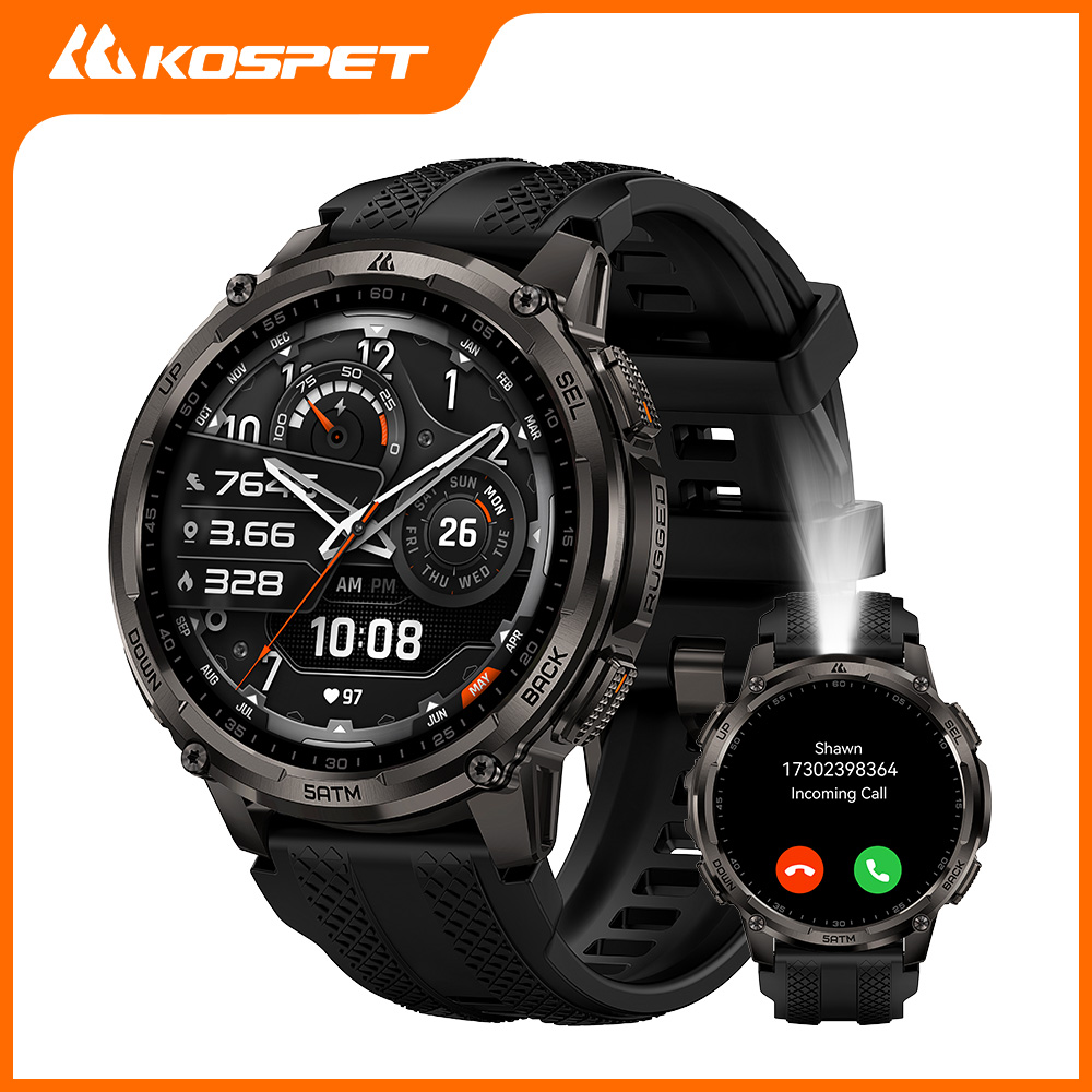 KOSPET TANK T4C Smartwatch Men - Outdoor Rug Waterproof review and price
