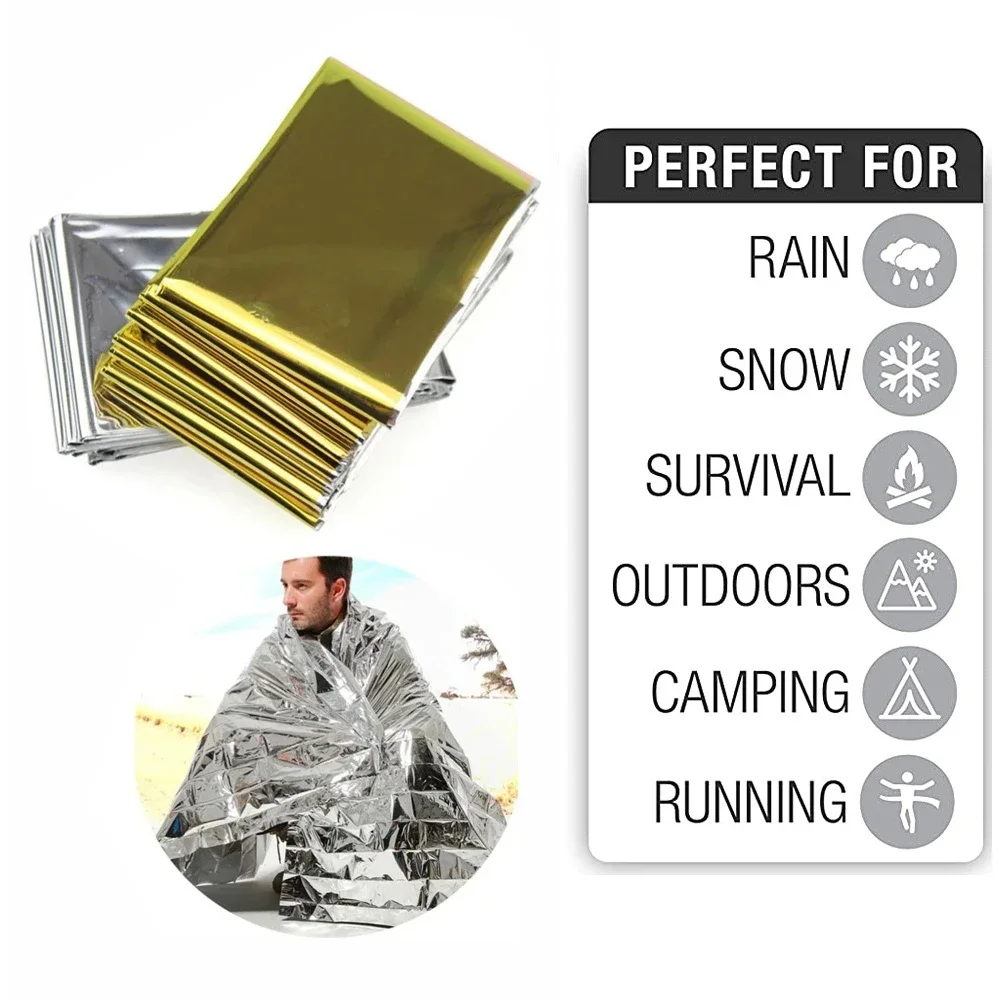 5Pcs Emergency Thermal Blanket - Outdoor Rug Waterproof review and price