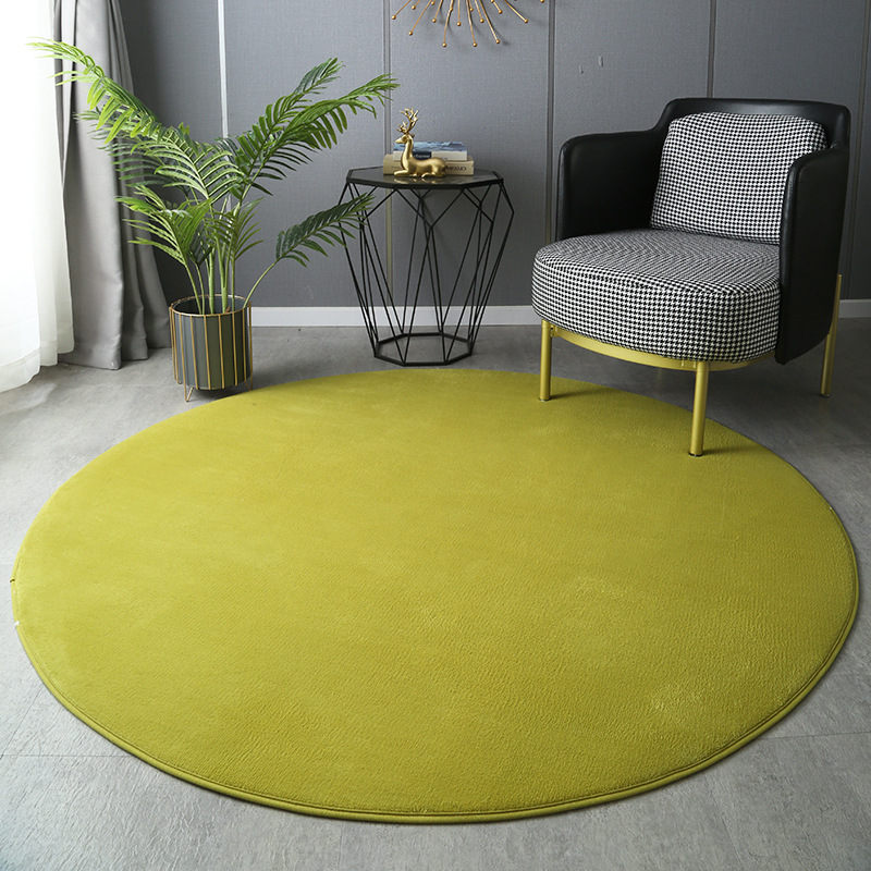 Round Thickened Coral Velvet C - Outdoor Daybed Furniture review and price