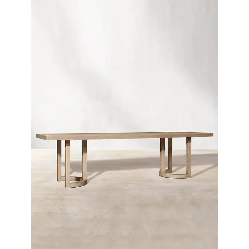 Nordic Outdoor Teak Wood Dinin - Outdoor Furniture Teak Wood review and price