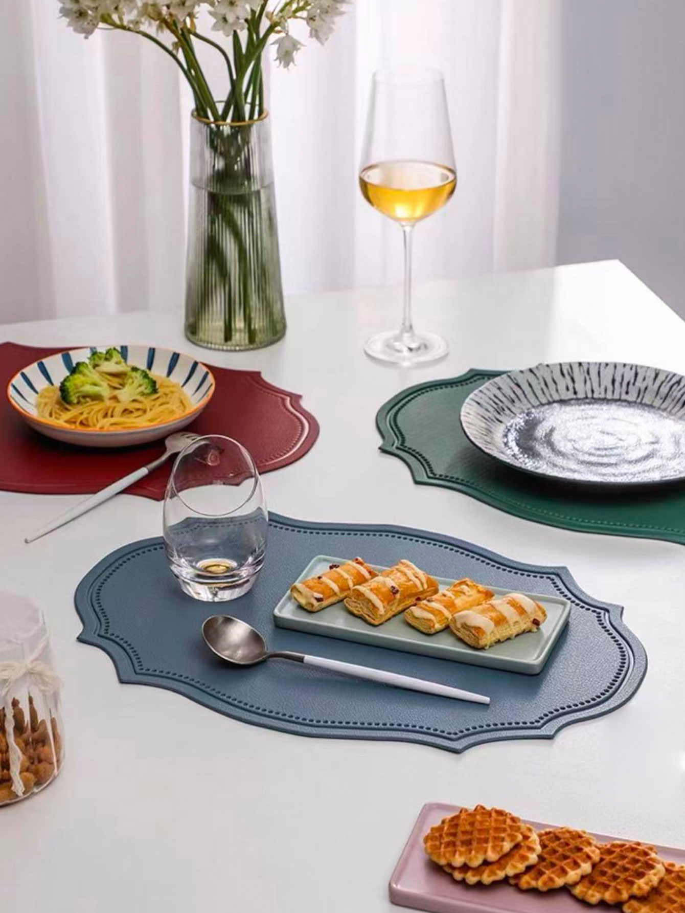 Leather Placemat Ins Style Din - Outdoor Furniture Dining review and price
