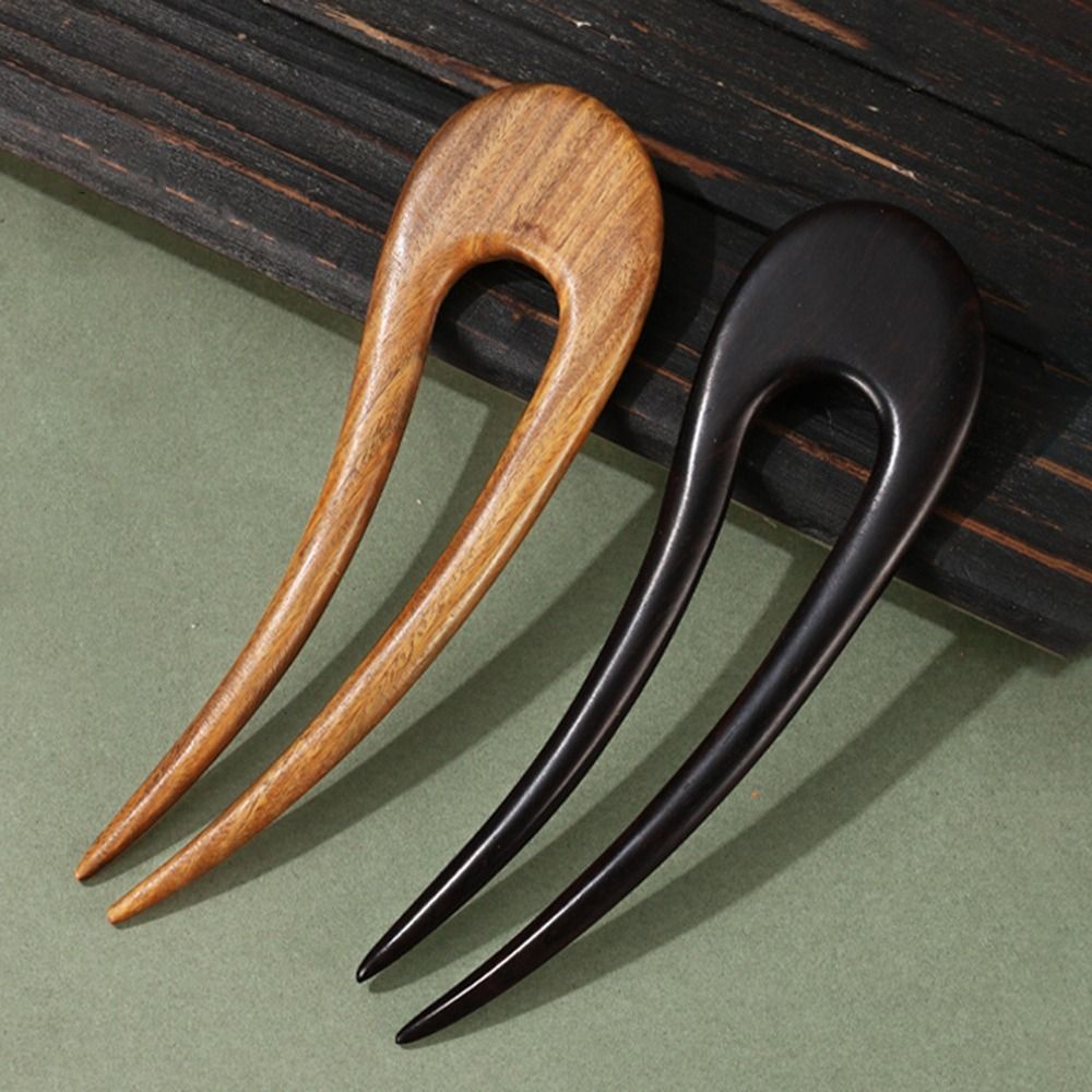 Headwear U Shaped Wooden Hair  - Outdoor Furniture Decor review and price