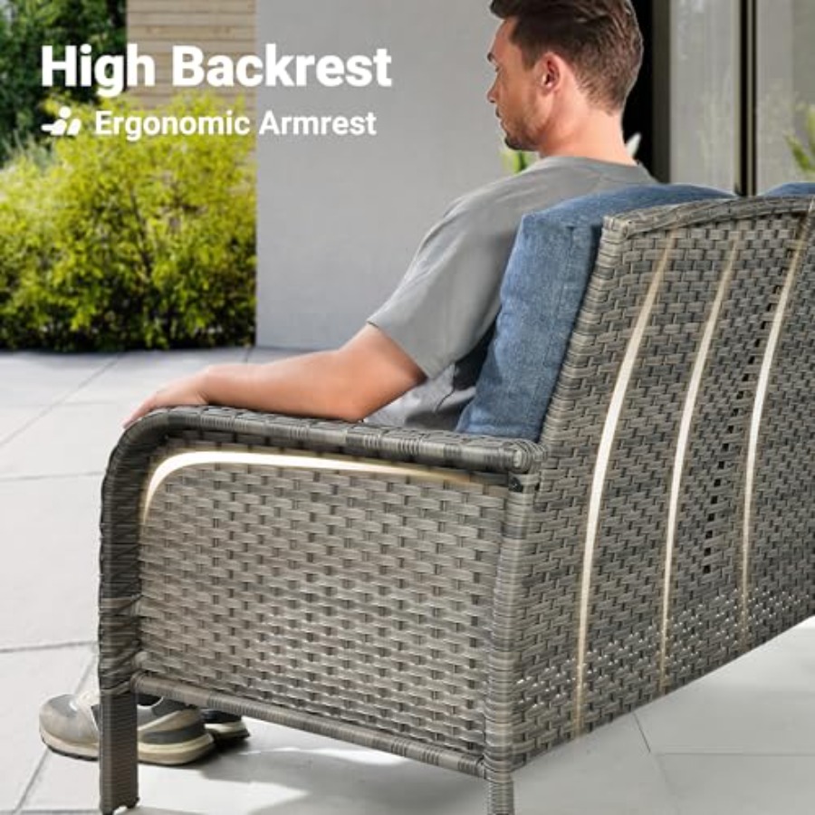 4-Piece Patio Furniture Set, O - Outdoor Furniture Loveseat review and price