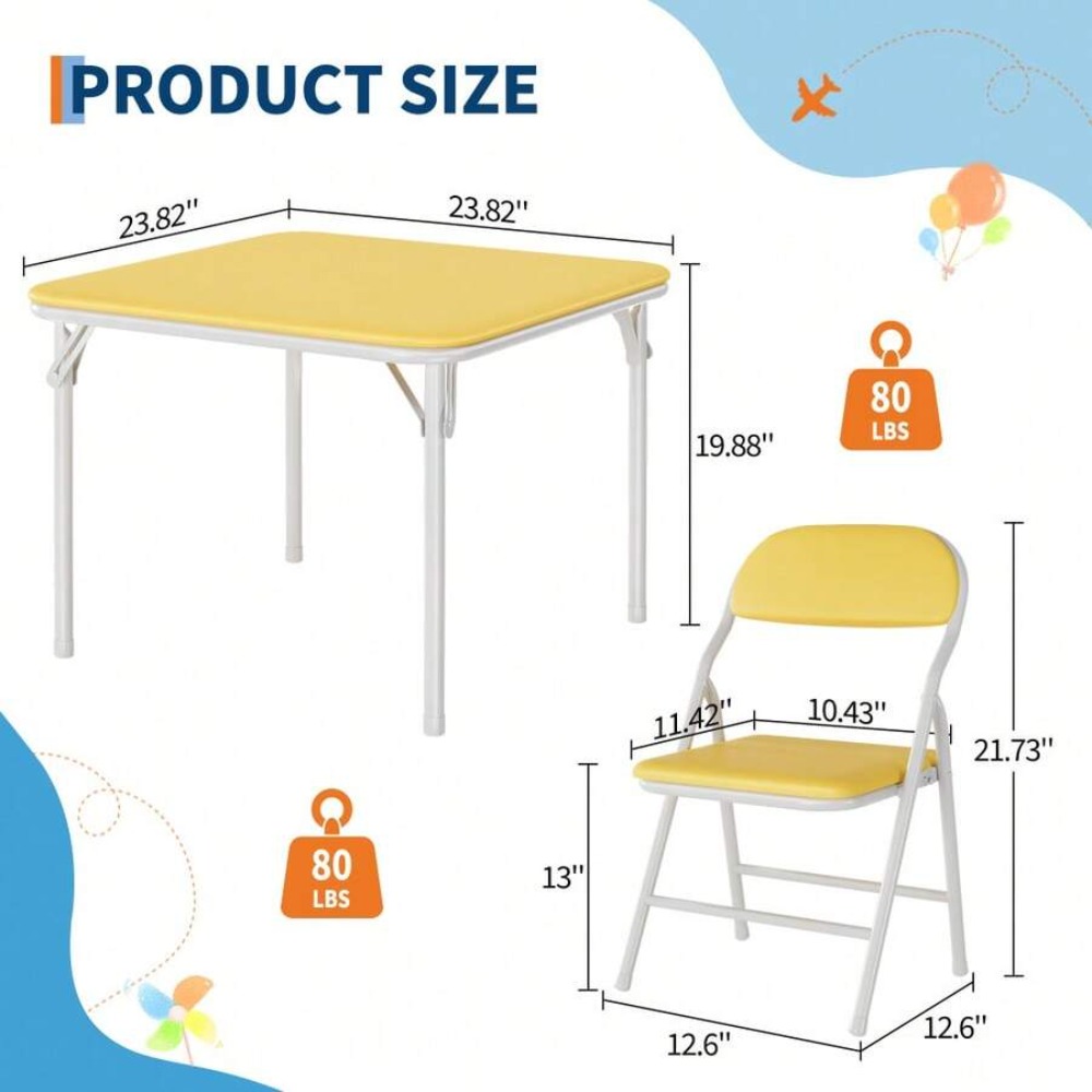Foldable Square Table and Chai - Outdoor Furniture Dining review and price