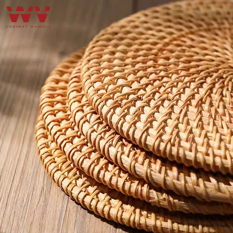10-20cm Pot Mats Handwoven Rat - Outdoor Furniture Sale review and price