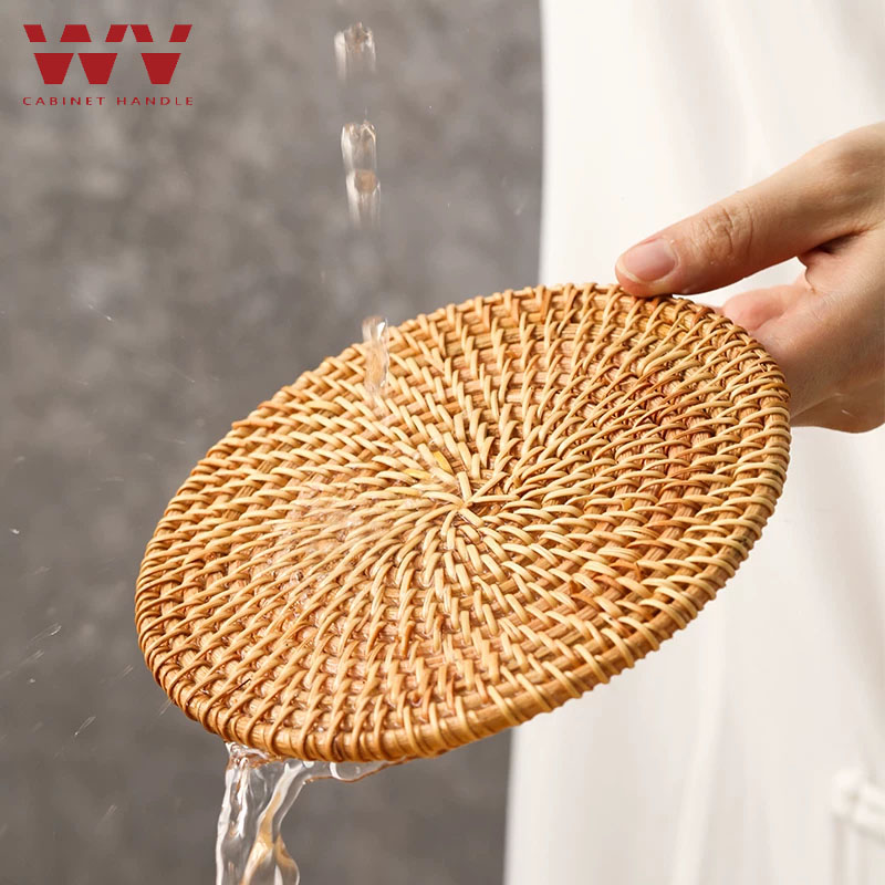 10-20cm Pot Mats Handwoven Rat - Outdoor Furniture Sale review and price