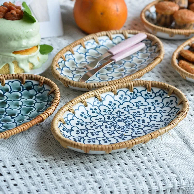 Japanese Rattan Woven Ceramic  - Outdoor Furniture Sale review and price