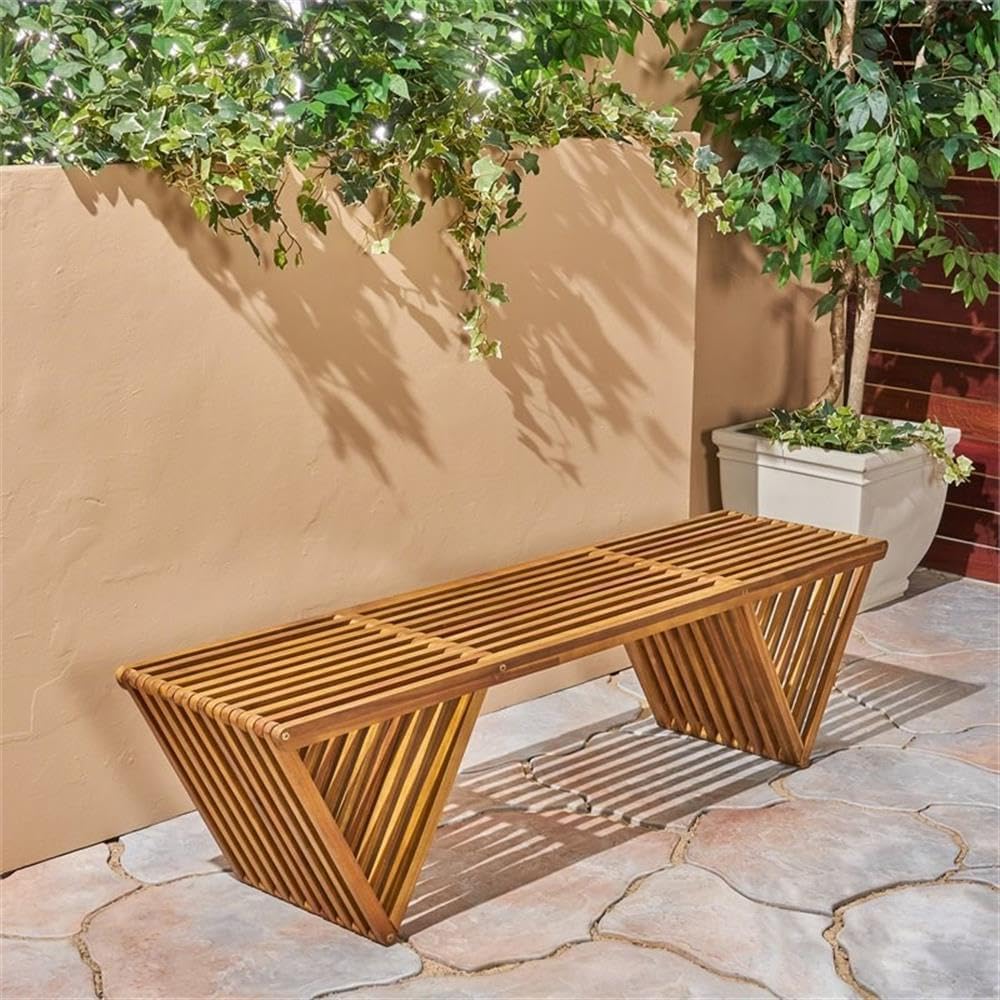 Teak Finish Outdoor Acacia Woo - Outdoor Furniture Teak Wood review and price