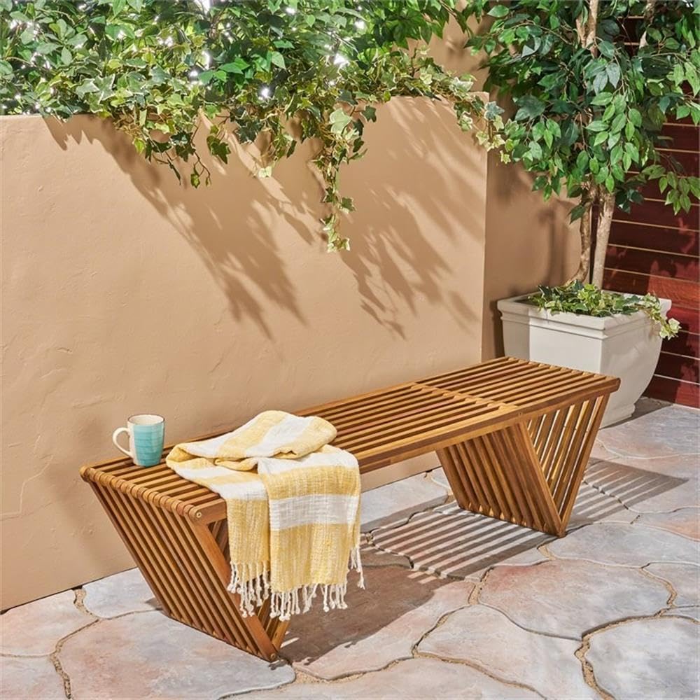 Teak Finish Outdoor Acacia Woo - Outdoor Furniture Teak Wood review and price