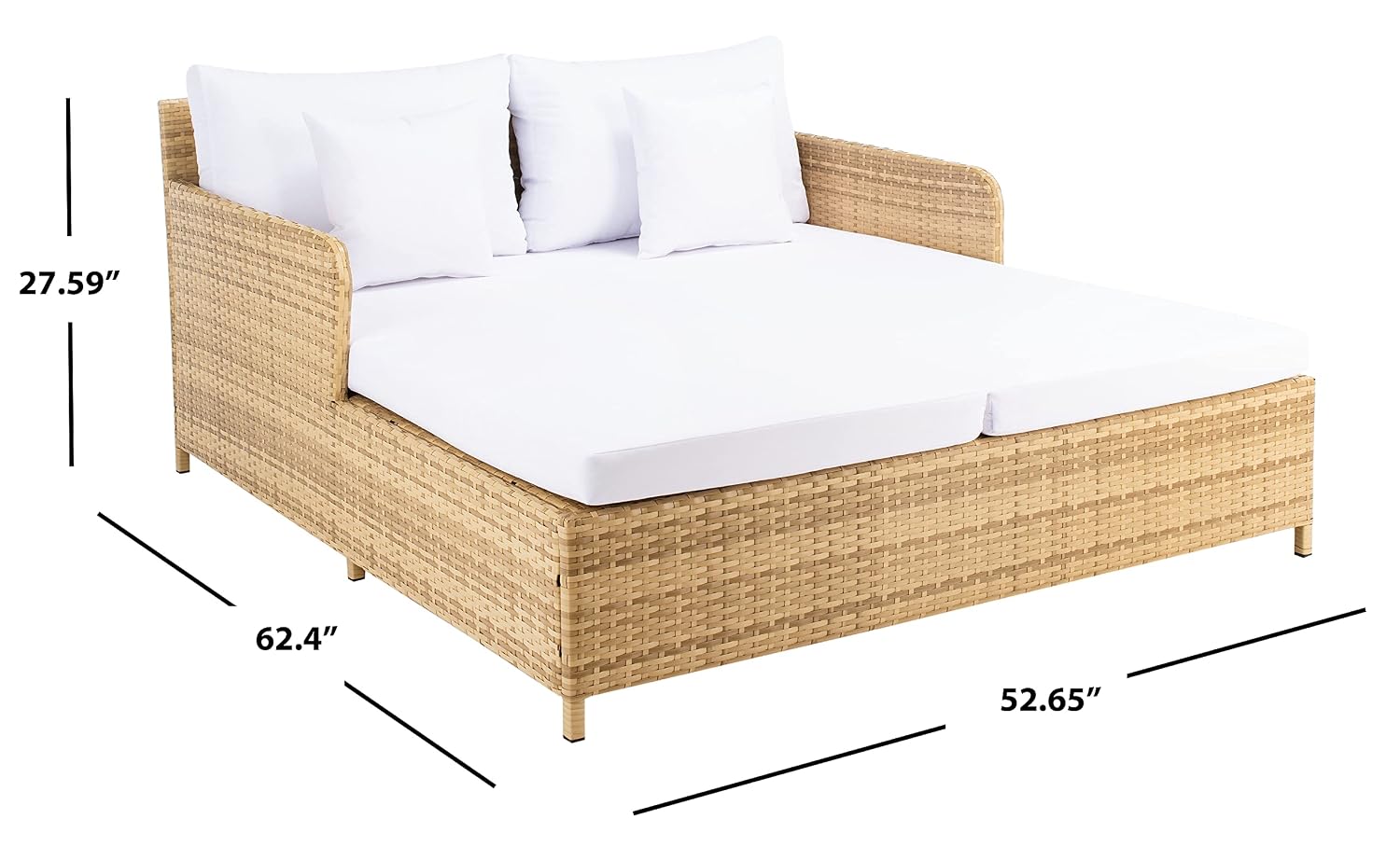 Outdoor Cadeo Daybed  Natural  - Outdoor Daybed Furniture review and price